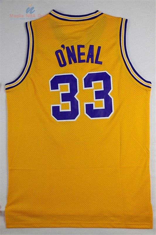 Acquista Maglia NCAA LSU #33 Shaquille O'Neal Giallo