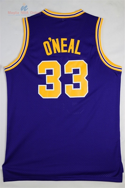 Acquista Maglia NCAA LSU #33 Shaquille O'Neal Porpora