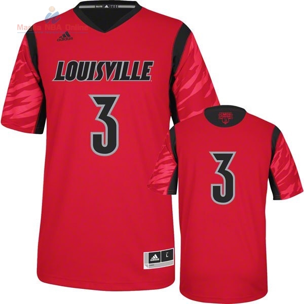 Acquista Maglia NCAA Louisville #3 Siva Rosso