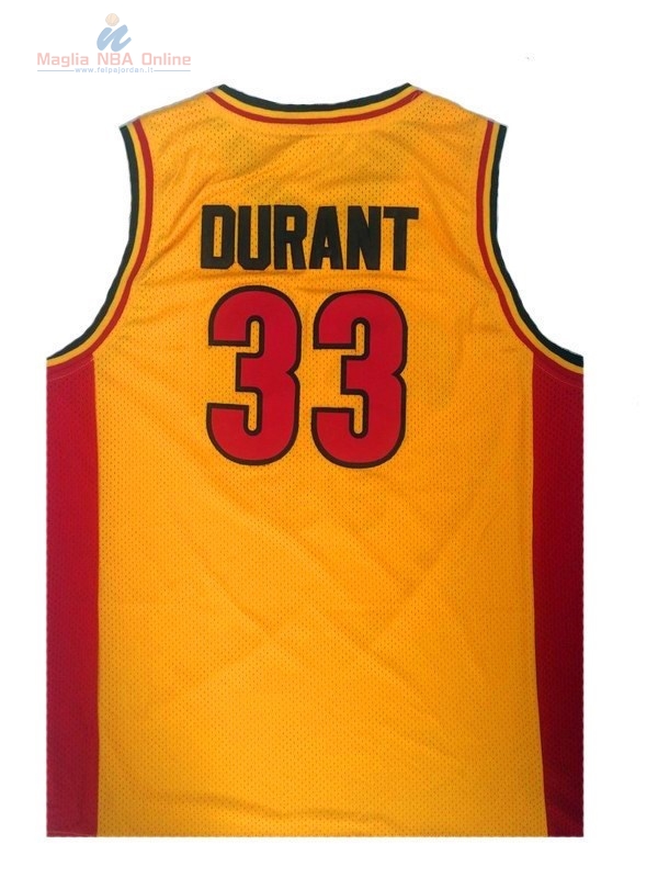 Acquista Maglia NCAA Oak Hill #33 Kevin Durant Giallo