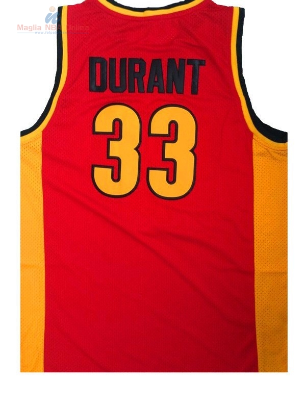 Acquista Maglia NCAA Oak Hill #33 Kevin Durant Rosso