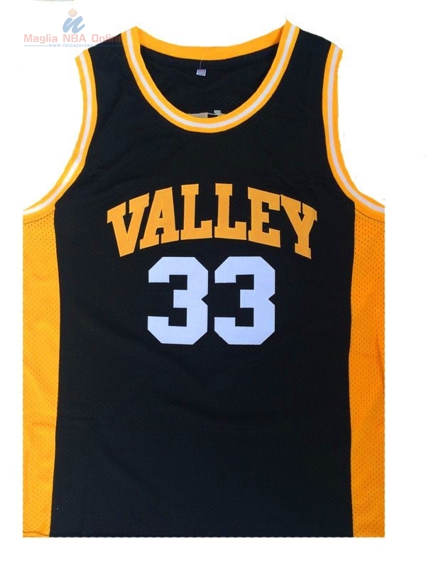 Acquista Maglia NCAA Springs Valley #33 Larry Bird Nero