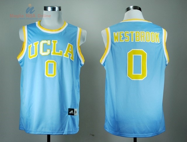 Acquista Maglia NCAA UCLA #0 Russell Westbrook Blu