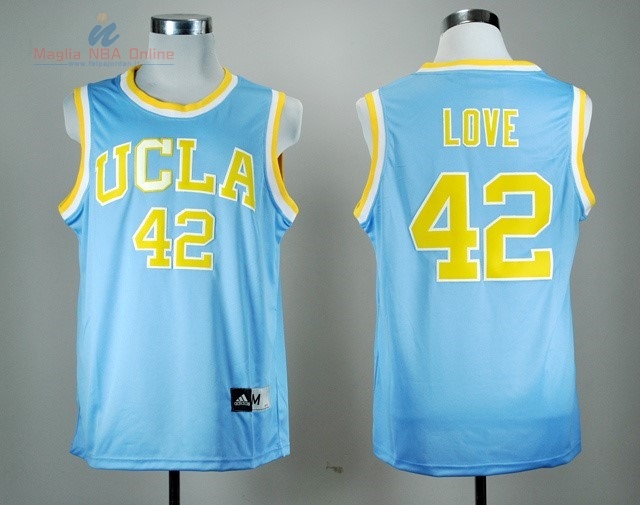 Acquista Maglia NCAA UCLA #42 Kevin Love Blu