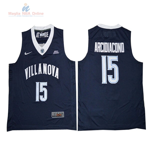 Acquista Maglia NCAA Villanova Wildcats #15 Ryan Arcidiacono Nero