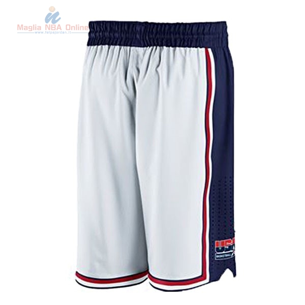 Acquista Pantaloni Basket 1992 USA Bianco