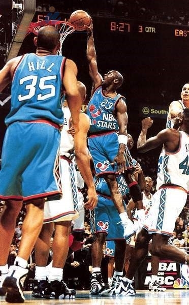 Acquista Pantaloni Basket 1996 All Star Verde