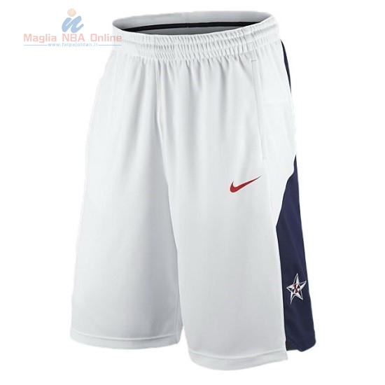 Acquista Pantaloni Basket 2012 USA Bianco