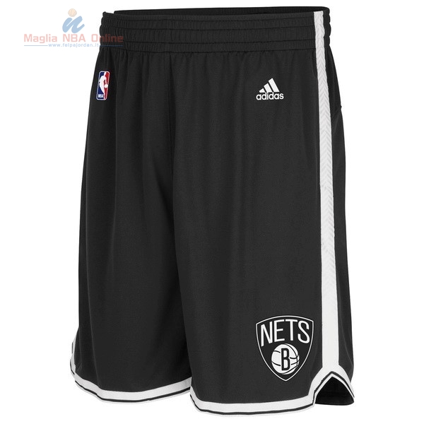 Acquista Pantaloni Basket Brooklyn Nets Nero