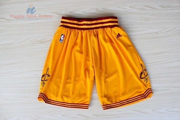 Acquista Pantaloni Basket Cleveland Cavaliers Giallo