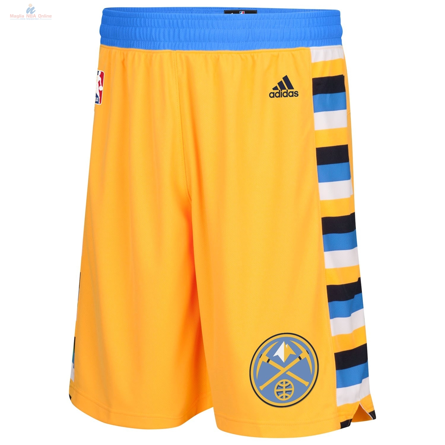 Acquista Pantaloni Basket Denver Nuggets Giallo