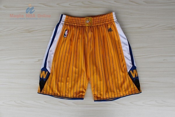 Acquista Pantaloni Basket Golden State Warriors Giallo