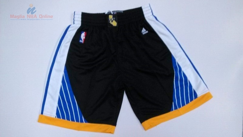 Acquista Pantaloni Basket Golden State Warriors Nero