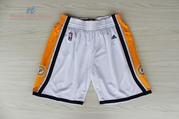 Acquista Pantaloni Basket Indiana Pacers Bianco