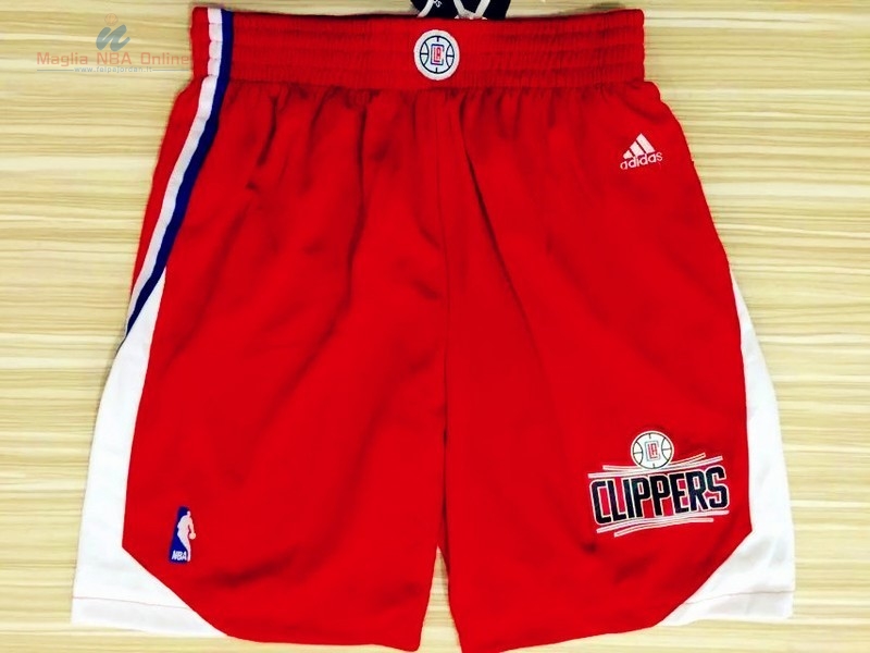 Acquista Pantaloni Basket Los Angeles Clippers Rosso