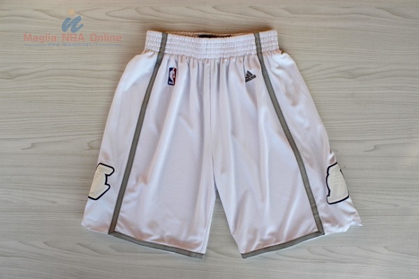 Acquista Pantaloni Basket Los Angeles Lakers Retro Bianco