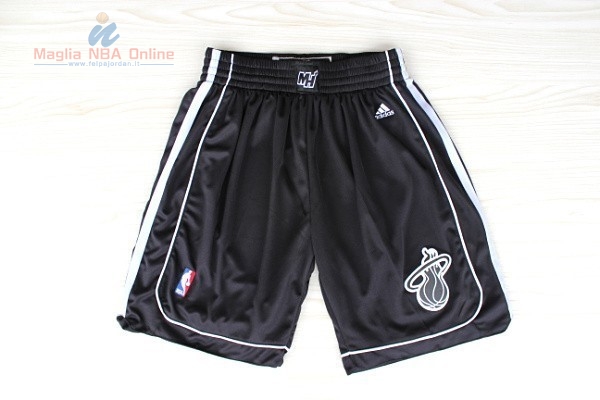 Acquista Pantaloni Basket Miami Heat Nero