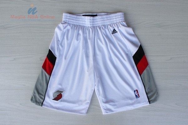 Acquista Pantaloni Basket Portland Trail Blazers Retro Bianco