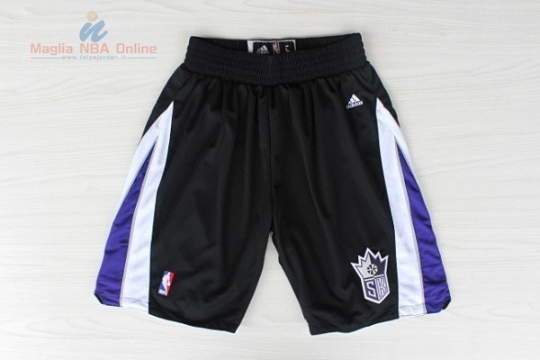 Acquista Pantaloni Basket Sacramento Kings Nero