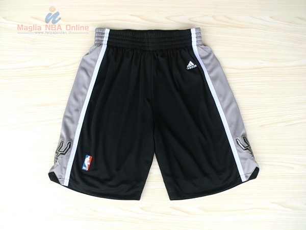 Acquista Pantaloni Basket San Antonio Spurs Nero