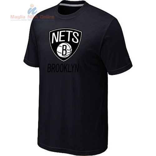 Acquista T-Shirt Brooklyn Nets Nero