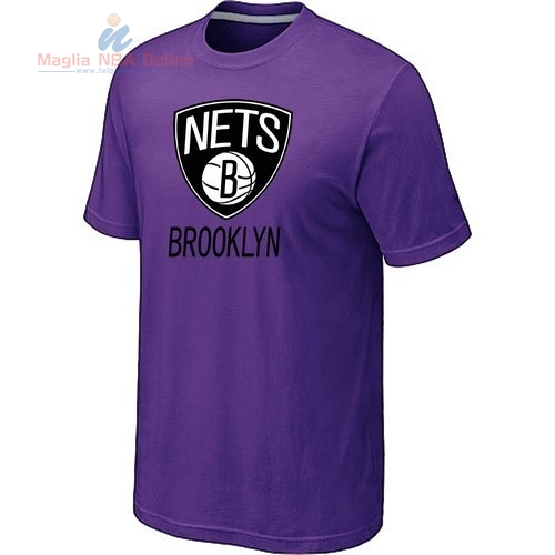 Acquista T-Shirt Brooklyn Nets Porpora