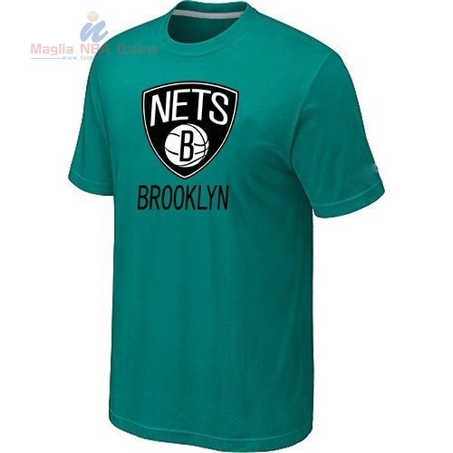 Acquista T-Shirt Brooklyn Nets Verde