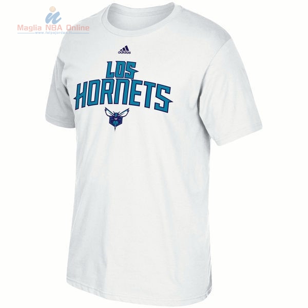 Acquista T-Shirt Charlotte Hornets Bianco