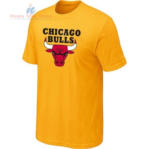 Acquista T-Shirt Chicago Bulls Giallo