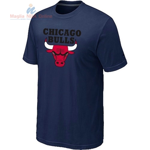 Acquista T-Shirt Chicago Bulls Inchiostro Blu