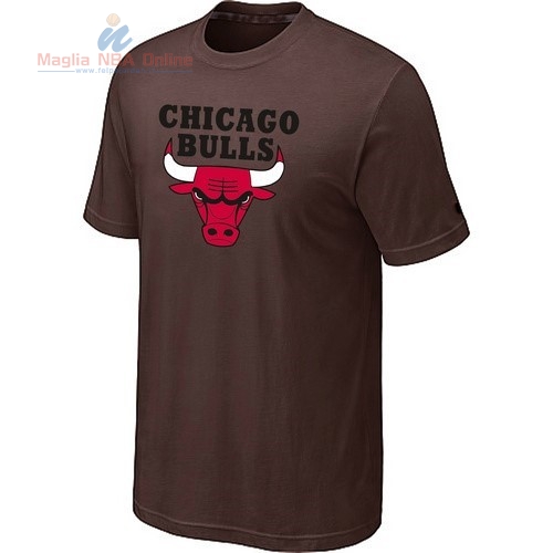 Acquista T-Shirt Chicago Bulls Marrone
