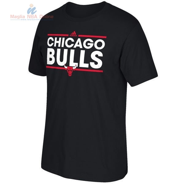 Acquista T-Shirt Chicago Bulls Nero 001