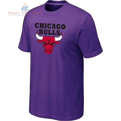 Acquista T-Shirt Chicago Bulls Porpora