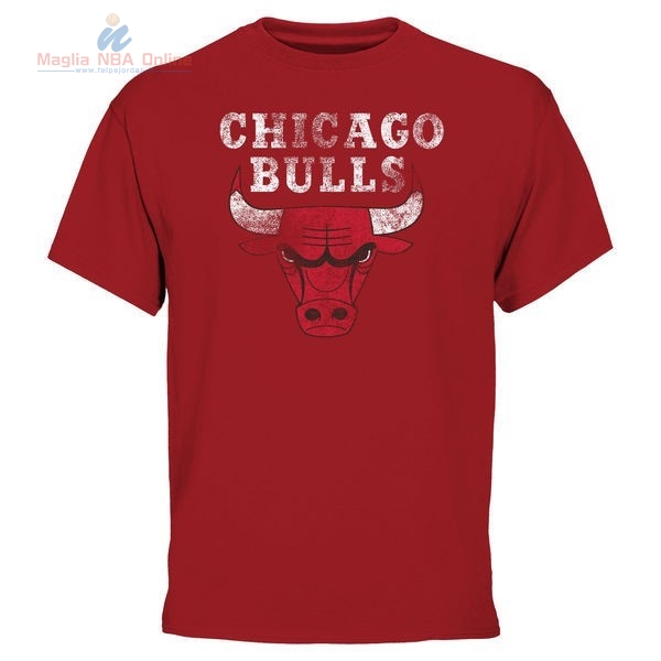 Acquista T-Shirt Chicago Bulls Rosso 003