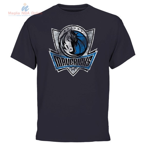 Acquista T-Shirt Dallas Mavericks Blu