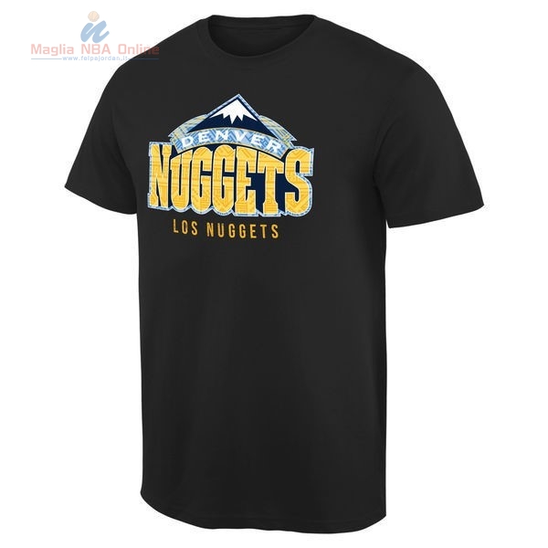 Acquista T-Shirt Denver Nuggets Nero