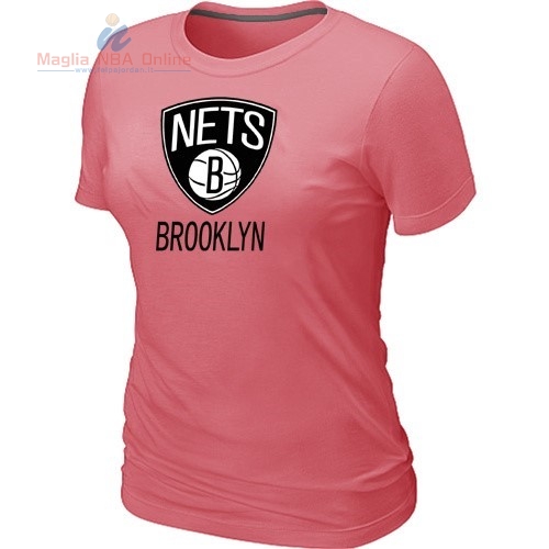 Acquista T-Shirt Donna Brooklyn Nets Rose