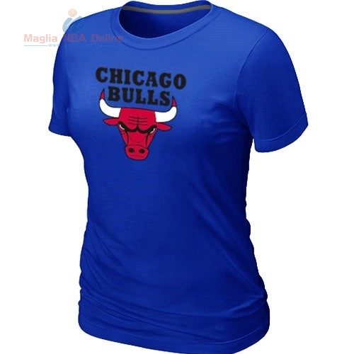 Acquista T-Shirt Donna Chicago Bulls Blu Profundo