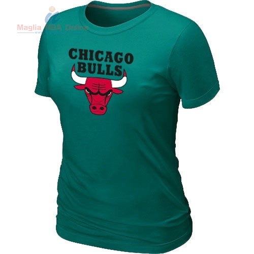 Acquista T-Shirt Donna Chicago Bulls Verde