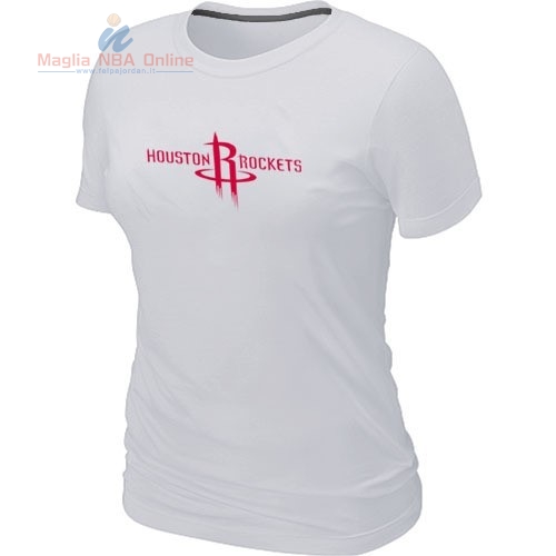 Acquista T-Shirt Donna Houston Rockets Bianco