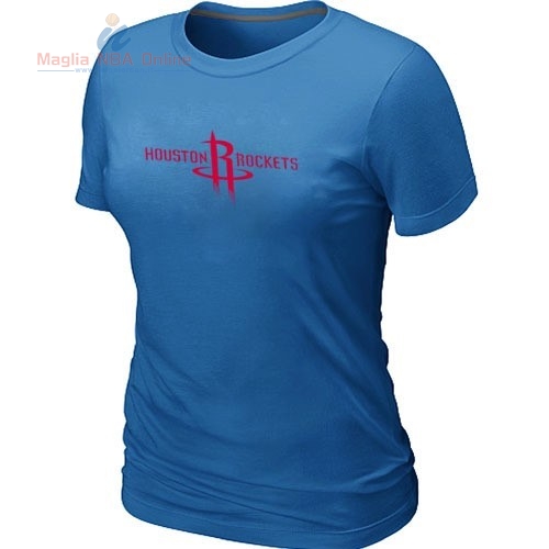 Acquista T-Shirt Donna Houston Rockets Blu