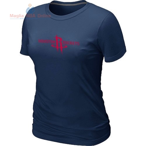Acquista T-Shirt Donna Houston Rockets Inchiostro Blu