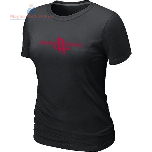 Acquista T-Shirt Donna Houston Rockets Nero