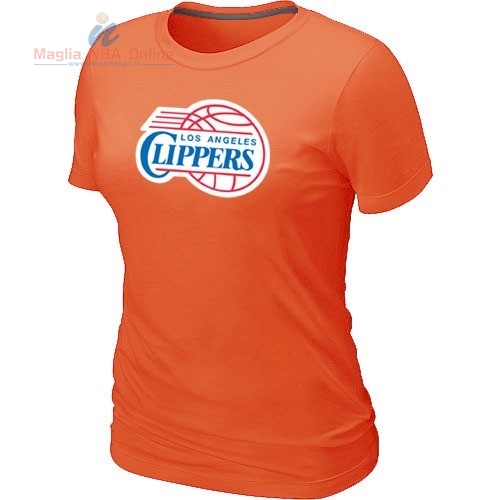 Acquista T-Shirt Donna Los Angeles Clippers Arancia