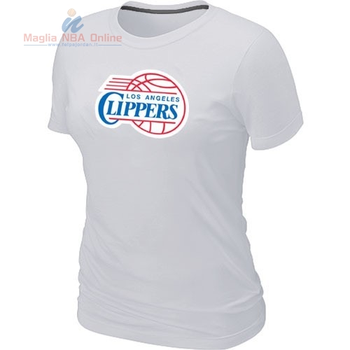 Acquista T-Shirt Donna Los Angeles Clippers Bianco