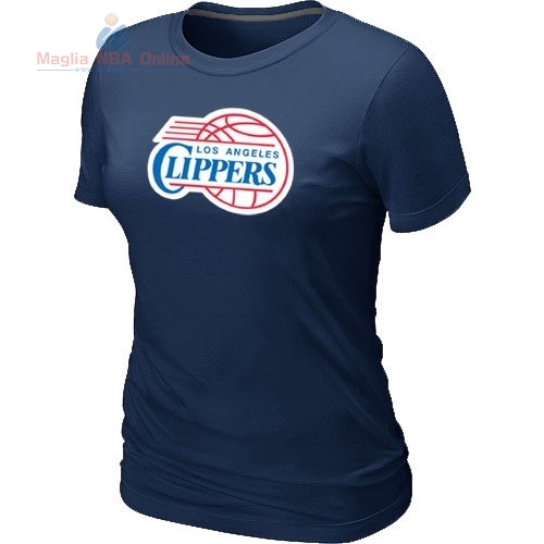 Acquista T-Shirt Donna Los Angeles Clippers Inchiostro Blu