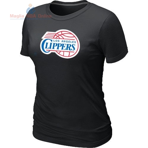 Acquista T-Shirt Donna Los Angeles Clippers Nero