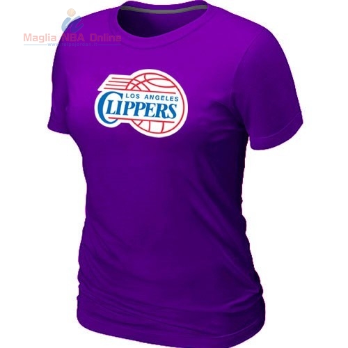 Acquista T-Shirt Donna Los Angeles Clippers Porpora