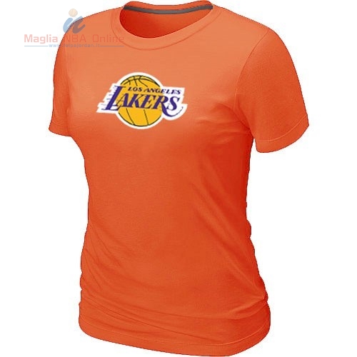 Acquista T-Shirt Donna Los Angeles Lakers Arancia