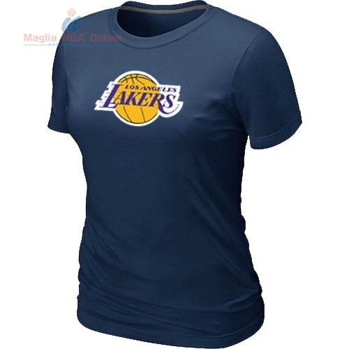 Acquista T-Shirt Donna Los Angeles Lakers Inchiostro Blu